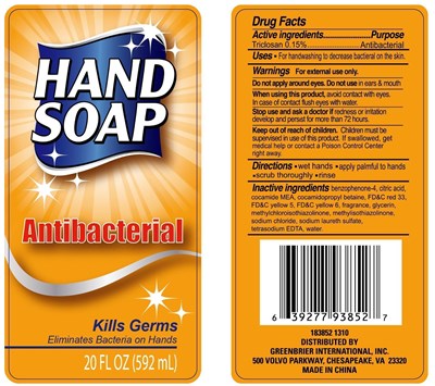 Label Image (Hand Soap 15 Oz  20 Oz)